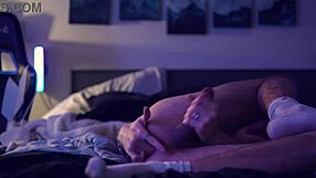 bi twink playing with his ass until he cums