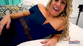 curvy blonde anya enjoys intimate moments with deep penetration in various positions