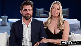 Wifey BBC Hungry Blonde Gets Dicked Down In Front Of Hubby