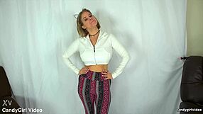 Beautiful Anabelle Pync Teases Her Kitty in Panties with Close Up HD Shots