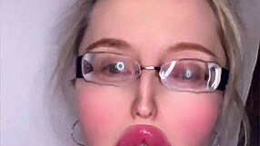 PART 1 STORY TELLING IN RUSSIAN LANGUAGE WITH ACCENT AND HUGE GLASSES FETISH!