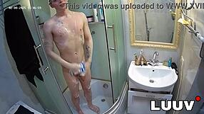 luuv taking a quick shower before sex on camera