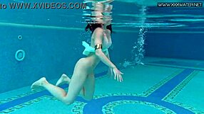 Check out Lizi Vogue swimming underwater with her big ass and tight pussy 😍