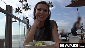 Skinny Teen Ariel Grace Fucks In Public Bathroom