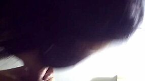 Young girl experiences a blindfolded adventure