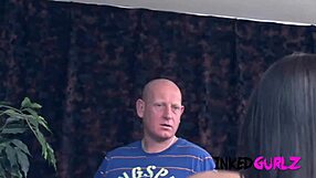 Big Tits Inked Wife In Heels Cuckolds Her Old Husband With Tattooed Lover.