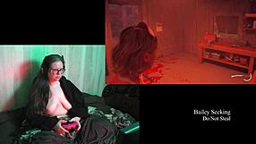 naked night springs playthrough part 1 with big tits brunette bbw long hair