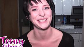 Neighbors Daughter Kitty Lockout Turns Into Hot Fuck