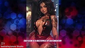 Digital Divas 4 Uncensored AI Big Booty Seduction With Curvy Hentai Babes In Sexy Outfits