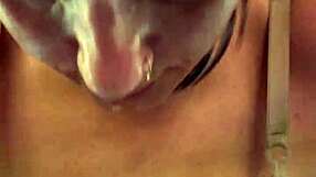 influencer in thong at gym, bodybuilders stare at her wet pussy