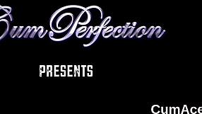 Sexy fuck doll gulps cum in blowbang facial bukkake