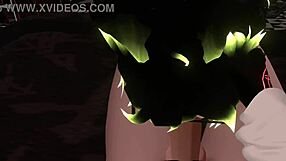 hex is having fun sucking a big cock in vrchat