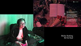 naked night springs playthrough part 1 with big tits brunette bbw long hair