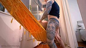 me and my latina girlfriend had the best fuck ever on my inlaws hammock, it was so hard
