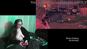 naked night springs playthrough part 1 with big tits brunette bbw long hair