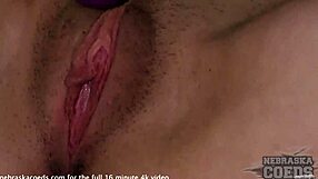 Hot Model Fingers Tight Pussy In Steamy Sauna!