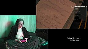 naked night springs playthrough part 1 with big tits brunette bbw long hair