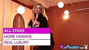 Petite teen model Hope heaven poses in sexy lingerie, exposing her amazing curvy booty