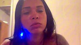 she came to deliver the food and stayed here, crossdressing fun