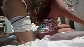 my wife calls me while i fuck her after she discovers the sex toy in anal play