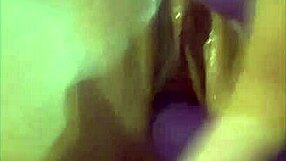 Beautiful mexican latina masturbates with dildo in solo video