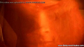 Lovely Brunette Dances Gracefully While Undressing