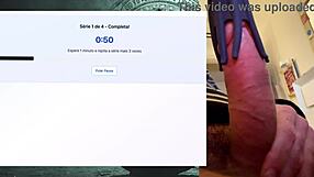 workout session for fat bodybuilder's 19 cm monster cock endurance