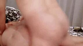 Retro Blue Film Featuring Shaved Pussy