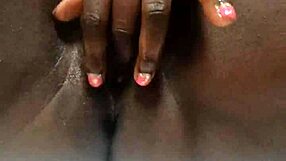 I Feel So Aroused Giving Smooth Anal to This Black Slut in Solo Masturbation with Spreading and Softcore Action