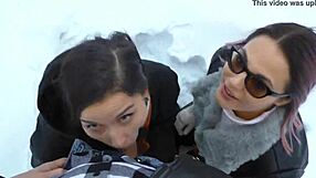 Two Hot Girls Warm Cock!