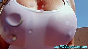 Slut gets banged in pov with deepthroat and facial