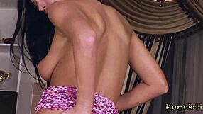 Kumalott - super hot teen brunette dildo play