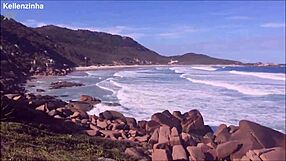 Bold African Teen With Big Ass On Brazilian Naturist Beach