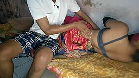 Watch the village bhabhi's rough fucking on the cot?