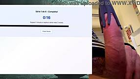 workout session for fat bodybuilder's 19 cm monster cock endurance