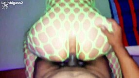 White big ass gets bent over for interracial anal doggystyle