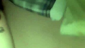 Guy bends over petite girl with small tits and fucks her doggystyle hard