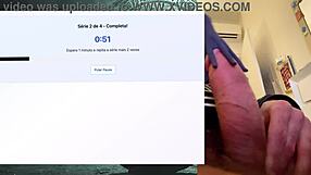 workout session for fat bodybuilder's 19 cm monster cock endurance