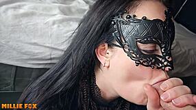 Amateur Milf Millie Fox Exclaims, 'Oh God, The Biggest Cum Load On My Face And I Swallow It All!'