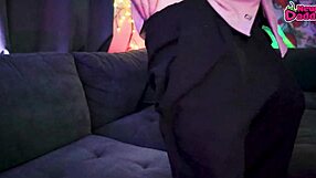 cute teen 18+ step sister kaia martin sloppy pov blowjob