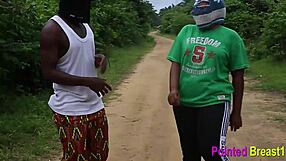 Black Couple Has Outdoor Sex in the Bush