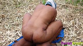 Black Couple Has Outdoor Sex in the Bush