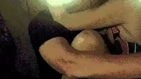 Beautiful Blonde Wife with Big Tits Giving a Suggestive Blowjob