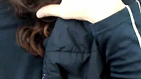 amber giving blowjob in truck, swallowing cum in mouth so hot 😏🚚💦