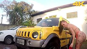 Milf Gives Blowjob To Monster Cock Gaucho Outdoors