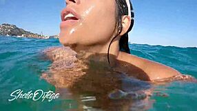 Sheila Ortega Sucks And Fucks Underwater While Snorkeling! 🌊