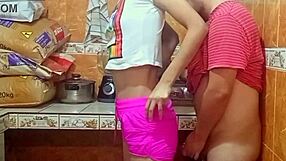 Latina Bends Over For Doggystyle Cumshot On Face!