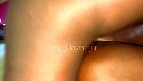 i'm dicking down my ebony slut with pierced pussy lips while my best friend watches from pov, then we cum on her natural tits