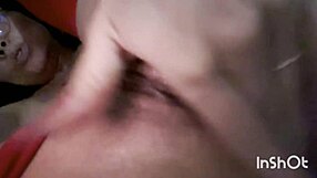 Beautiful latina masturbates with dildo in ass and squirts