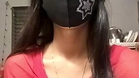 sexy indian girl asks, 'want to watch my live sex video with intense fucking?'. she performs in front of the camera.